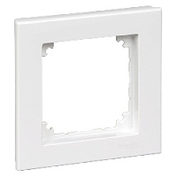 Дизайнерская рамка 1 местная, активный белый, MTN515125 Schneider Electric, серия Merten System M-Plan