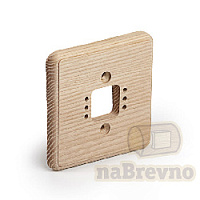 Одинарная накладка на плоскость, ясень, RM1-0 naBrevno, серия Ретро Металл