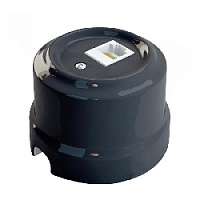 Ретро розетка компьютерная RJ-45 графит 32032 Lindas