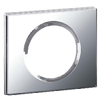 Дизайнерская рамка 1 местная, зеркало, стекло, 069121 Legrand, серия Celiane