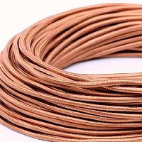 Ретро кабель круглый электрический, 2*1.5, медный шелк, Edisel