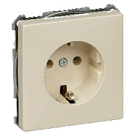 Механизм розетки с заземлением, бежевый, MTN2301-4044 Schneider Electric, серия Merten Antique