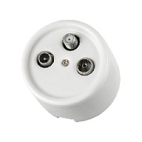 Розетка TV+R+ SAT оконечная, белый, SQ1820-0057 TDM ELECTRIC, серия Болонь