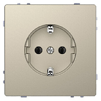 Механизм розетки с заземлением, сахара, MTN2301-6033 Schneider Electric, серия Merten D-Life