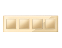 Дизайнерская рамка из оргстекла 4 местная, шампань, AF580604 Ambrella Volt