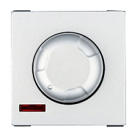 Дизайнерский светорегулятор, серебристый металлик, 857203-1 LK Studio, серия LK45