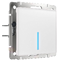 Умный сенсорный выключатель, белый, W45106011 Werkel, одноклавишный