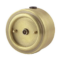 Ретро розетка ТВ, золото, М1-30-22 Vintage