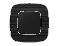 Дизайнерская рамка из оргстекла 1 местная, черный / сталь, OF640531 Ambrella Volt