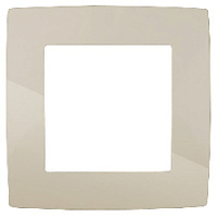 Дизайнерская рамка 1 местная, слоновая кость, Б0014742 Эра, серия 12