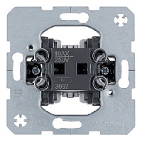 Механизм выключателя, 3037 Berker, одноклавишный перекрестный