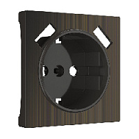 Накладка для розетки с заземлением + 2хUSB разъем A+A, бронза рифленый, W1179512 Werkel