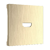 Накладка для розетки HDMI, шампань рифленый, WL10-HDMI-CP Werkel