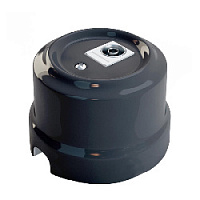 Ретро розетка ТВ графит 32532 Lindas