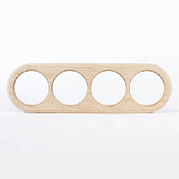 Четверная накладка на плоскость, ясень, S4-0 naBrevno, серия Salvador