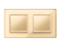 Дизайнерская рамка из оргстекла 2 местная, шампань, AF580602 Ambrella Volt