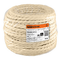 Ретро кабель витой ГОСТ (50 м.) 2*2.5, бежевый, SQ2801-0112 TDM ELECTRIC, серия Эко