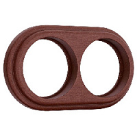 Рамка 2 местная Legend, итальянский орех, W0025225 Werkel