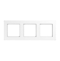 Дизайнерская рамка 3 местная, белый, AF583BFWW Jung, серия A Flow