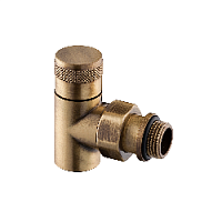 Дизайнерский клапан запорный угловой для радиатора 1/2" бронза 0670-1500Z000 S.R.Rubinetterie