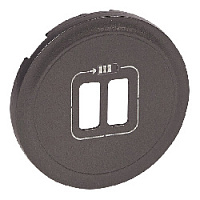 Накладка для USB розетки, графит, 067956 Legrand, серия Celiane
