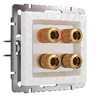 Дизайнерская розетка акустическая, белый, W1285001 Werkel, серия Hammer