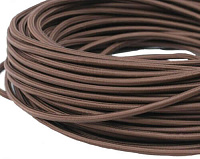 Ретро кабель круглый электрический (50м) 2*2.5, шоколад, серия Loft, Interior Electric