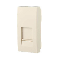 Накладка малая для розетки телефонной, компьютерной RJ, бежевый, 853101-1 LK Studio, серия LK45