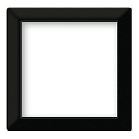 Дизайнерская рамка 1 местная, черный, PL-P101-BCM CGSS, серия Практика
