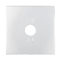 Накладка розетки TV, серебристый металлик, 865103-1 LK Studio, серия LK60