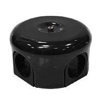 Распределительная коробка малая D78 черный 33015 Lindas