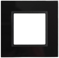 Дизайнерская рамка 1 местная, антрацит, Б0034474 Эра, серия Elegance