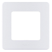 Дизайнерская рамка 1 местная, жемчуг, 673936 Legrand, серия Inspiria