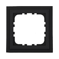 Дизайнерская рамка 1 местная, черный, 894108-1 LK Studio, серия LK80 Classic