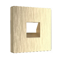 Накладка для розетки RJ-11, шампань рифленый, W1192010 Werkel