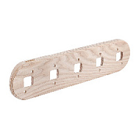 Пятерная накладка на бревно D220 мм., дуб, RM5-220-D naBrevno, серия Ретро Металл