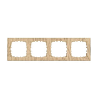Дизайнерская рамка 4 местная, сосна, 864425-1 LK Studio, серия LK60
