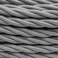 Витой провод электрический 2*0.75, титан, B1-422-717 BIRONI