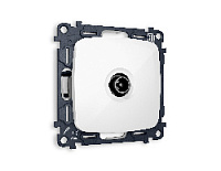 Комплект механизма TV розетки оконечной 50-870 MHz 1dB, белый глянец, MO113010 Ambrella Volt