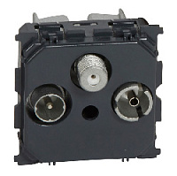 Механизм розетки TV-FM-SAT одиночной, 067388 Legrand, серия Celiane