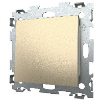 Дизайнерский выключатель, шампань, GL-W101-PRBGG, CGSS, одноклавишный перекрестный, серия Эстетика