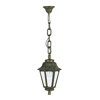 Ретро светильник уличный подвесной Sichem Anna, бронза античная, E22.120.000.BXF1R Fumagalli
