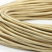 Ретро кабель круглый электрический, 2*2.5, песочный шелк, Edisel