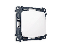 Комплект механизма 1-кл проходного выключателя, белый глянец, MO101020 Ambrella Volt, одноклавишный