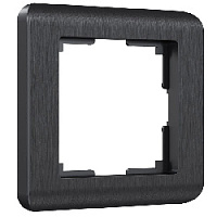 Дизайнерская рамка 1 местная, графит, поликарбонат, W0012104 Werkel