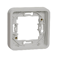 Дизайнерская рамка 1 местная, белый, MUR39107 Schneider Electric, серия Mureva Styl