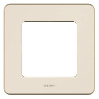 Дизайнерская рамка 1 местная, слоновая кость, 673931 Legrand, серия Inspiria