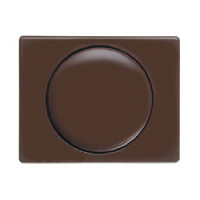 Центральная панель поворотного диммера, коричневый, глянцевый, 11350001 Berker, серия Arsys