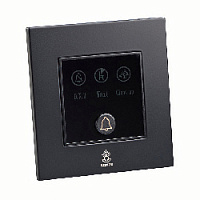 Дизайнерский выключатель Не беспокоить / Подождать / Убрать Aura Черный уголь, BABHDNDPCDB Bonze