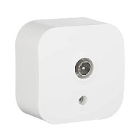 Дизайнерская розетка ТV, белый, 782215 Legrand, серия Quteo